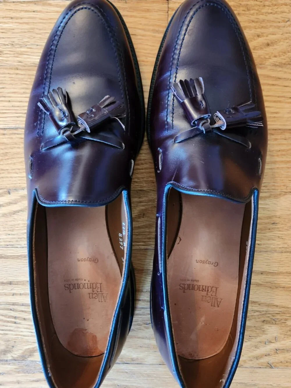 Allen Edmonds Leather Loafer with tassel  11 1/2